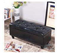 Panca portaoggetti imbottita di grande capacità per ingresso, elegante sedile portaoggetti per letto, organizer multifunzionale, perfetta per decorare la casa e risparmiare spazio