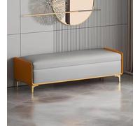 Panca portaoggetti imbottita in pelle, moderna, rettangolare, spaziosa, per ingresso, corridoio e soggiorno (B, 160 x 40 x 40 cm) - soluzione elegante per riporre oggetti per la casa