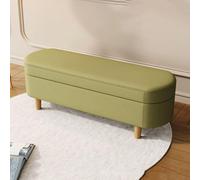 Panca portaoggetti imbottita in velluto, sgabello da ingresso con gambe in legno, rettangolare, panca per pianoforte elegante (120 cm)