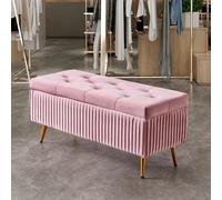 Panca portaoggetti imbottita moderna per ingresso, camera da letto, soggiorno, panca porta d'ingresso, panca per ingresso con cuscino e contenitore, mobili contemporanei per la casa niza