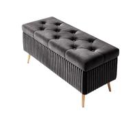 Panca portaoggetti in velluto con gambe in metallo, comodino imbottito, elegante scarpiera per camera da letto e soggiorno, mobili multifunzionali per la decorazione della casa