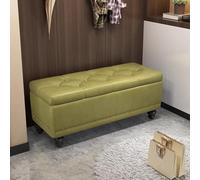 Panca portaoggetti moderna con coperchio, 40 x 40 x 43 cm, elegante poggiapiedi per camera da letto e ingresso, soluzione versatile per la decorazione della casa.