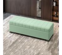 Panca portaoggetti moderna con cuscino per soggiorno, camera da letto, ingresso, 110 cm, scarpiera per porta d'ingresso, elegante soluzione per riporre oggetti e sedute