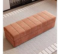 Panca portaoggetti moderna - Panca da ingresso in legno massello di design di fascia alta elegante divano piccolo soluzione per la casa (colore: ge Dimensioni: 100 cm)