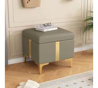 Panca portaoggetti multifunzione in finta pelle, imbottita, per ingresso, camera da letto, soggiorno, corridoio, fine letto, elegante soluzione per la casa