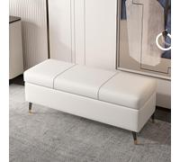Panca portaoggetti per camera da letto, ingresso, sgabello, sedia per trucco, piedi del letto, contenitore in legno, ottomana, panca da corridoio, elegante soluzione organizzativa, mobili