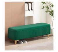Panca portaoggetti per camera da letto, ottomana imbottita con design moderno e gambe dorate, multifunzionale ottomana portaoggetti per soggiorno