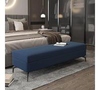 Panca portaoggetti per scarpe, panca ottomana, decorazione per mobili, poggiapiedi, panca multifunzione, panca con contenitore, in finta pelle con sollevamento, panca ottomana
