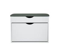 Panca Portascarpe: Bianco-grigio