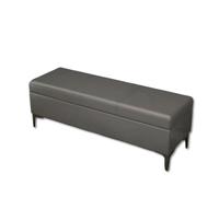 Panca portascarpe con cuscino panca portaoggetti pouf sgabello da letto di grande capacitàper giocattoli per bambini camera da letto corridoio soggiorno seduta imbottita (120*40*43 cm/grigio scuro)