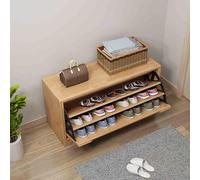 Panca portascarpe da ingresso con 3 cassetti pieghevoli, panca nascosta alla fine del letto, panca portascarpe, sgabello for cambiare le scarpe, organizer for scarpiera for corridoio, camera da letto,