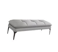 Panca portascarpe in legno massello, design a forma di otto gambe, con cuscino morbido da 10 cm, adatta for corridoio, soggiorno e camera da letto(Color2,80x40x45cm)