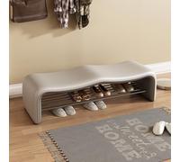 Panca portascarpe per scarpe moderna, imbottita, per scarpe, per letto, contenitore, sgabello per cambiare le scarpe, per ingresso, per soggiorno, camera da letto, corridoio, finestra,