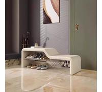 Panca portascarpe per scarpe per scarpe per ingresso per estremità del letto per scarpe portaoggetti Sgabello moderno imbottito per cambiare le scarpe per soggiorno Camera