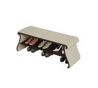 Panca portascarpe Sgabello morbido imbottito for cambiare le scarpe, uno sgabello for indossare le scarpe da porta di casa su cui ci si può sedere(Beige,80cm)