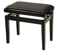Proel PB90VBBBK Panca professionale regolabile in legno per piano, Nero Lucido