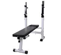 Panca Reclinabile con Rack Bilanciere e Set Manubri 90 kg