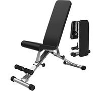 Panca regolabile per addominali, panca con manubri, attrezzatura per il fitness, tavola addominale per la casa, sedia pieghevole multifunzionale, panca per pesi nera, panca pieghevole per fitness