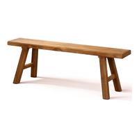 Panca rustica in legno per sala da pranzo, sgabello in legno massello, per ingresso e soggiorno, 100 x 26 x 45 cm, versatile arredamento per la casa