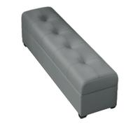 Panca scarpiera con cuscino morbido in spugna, panca scarpiera molto stretta in legno massello e pelle, adatta for ingresso(Color7,120cm)