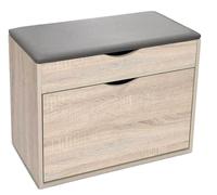 PANCA SCARPIERA CONTENITO MOBILE RIBALTA CUSCINO ROVERE SALVASPAZIO 6330h50 cm