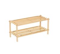 Panca,Scarpiera,Scaffale per Scarpe,Portaoggetti,Salvaspazio,Legno P26xL64xH30