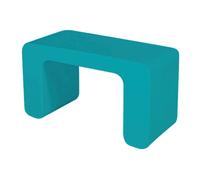 Panca, Sgabello, Espositore, in polietilene MEDIUM Mod. ZIP Dimensioni 77x34.5x h44 cm interno esterno resistente agli agenti atmosferici colore ottanio ottanio