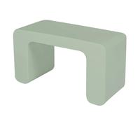 Panca, Sgabello, Espositore, in polietilene MEDIUM Mod. ZIP Dimensioni 77x34.5x h44 cm interno esterno resistente agli agenti atmosferici colore salvia salvia