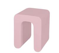 Panca, Sgabello, Espositore, in polietilene SMALL Mod.ZIP Dimensioni 33,5x33,5x h43 cm interno esterno resistente agli agenti atmosferici colore malva malva