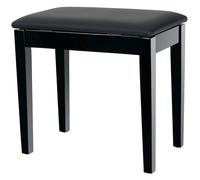Panca Sgabello Pianoforte Similpelle Panchetta Sedia con Scomparto Nero Lucido