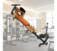 Panca trazione posteriore tavolo decompressione lombare stretch | Trainer regolabile per tutto il corpo Allevia mal di schiena Postura core training Capacità 287 lbs Perfetto per home gym