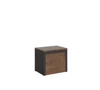 Panca Walk Allungabile 55-305 cm per Consolle Noce telaio Antracite