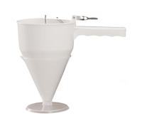 Pancake Batter Dispenser - 1200ml Funnel Baking Tool with Base | Pancake Mix Dispenser, Baking Mixture Pour Tool, Cupcake Filling for Home Kitchen Breakfast Dessert Cookie Muffin Making Holiday