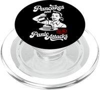 Pancake e attacchi di panico, divertente, umorismo retrò, pigiama da notte PopSockets PopGrip per MagSafe
