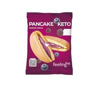 Pancake Keto Berries Cream. Solo 4g di carboidrati Formato da 50g.