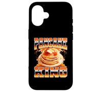 Pancake King Pancake Maker 90s Bootleg Style Custodia per iPhone 16