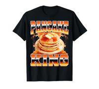 Pancake King Pancake Maker 90s Bootleg Style Maglietta