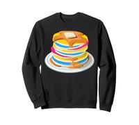 Pancake LGBT Mese dell'orgoglio pansessuale Parata LGBTQ Gioco di parole divertente Felpa