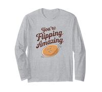 Pancake Lover, You're Flipping Amazing Funny Cake Pun Maglia a Manica