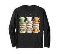 Pancake Maker Leprechaun Shamrock San Patrizio Irlanda Maglia a Manica