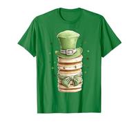 Pancake Maker Leprechaun Shamrock San Patrizio Irlanda Maglietta