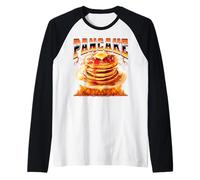 Pancake Pancake Maker 90s Bootleg Style Maglia con Maniche Raglan