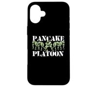 Pancake Platoon Funny Offensive Lineman Football O-Line Custodia per iPhone 16 Plus