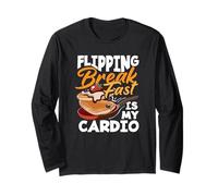 Pancakes Flipping Breakfast è il mio divertimento cardio Maglia a Manica