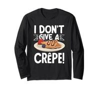 Pancakes Non me ne frega una crêpe, umorismo audace Maglia a Manica