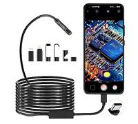 Pancellent 1920P HD Endoscopio Per Ispezione Serpente, Boroscopio Tipo C, Fotocamera Con 8 luci LED Per Smartphone Android e iOS, IPhone, IPad, Samsung (5M)