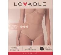 PANCERA GUAINA GUAINE MODELLANTE TAGLIO LASER LOVABLE NERO SKIN ART L0EL9