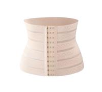 Pancera post parto 2 pezzi cintura modellante for la vita, guaina dimagrante for la pancia, cintura piatta for la pancia, post-partum(Beige,3XL(70-75kg))