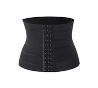 Pancera post parto 2 pezzi cintura modellante for la vita, guaina dimagrante for la pancia, cintura piatta for la pancia, post-partum(Black,M(40-50kg))