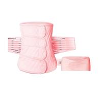 Pancera post parto Cintura modellante for la vita, cintura modellante for la pancia, fascia elastica for il contorno del corpo, cintura for la pancia post-parto(Pink set,M)